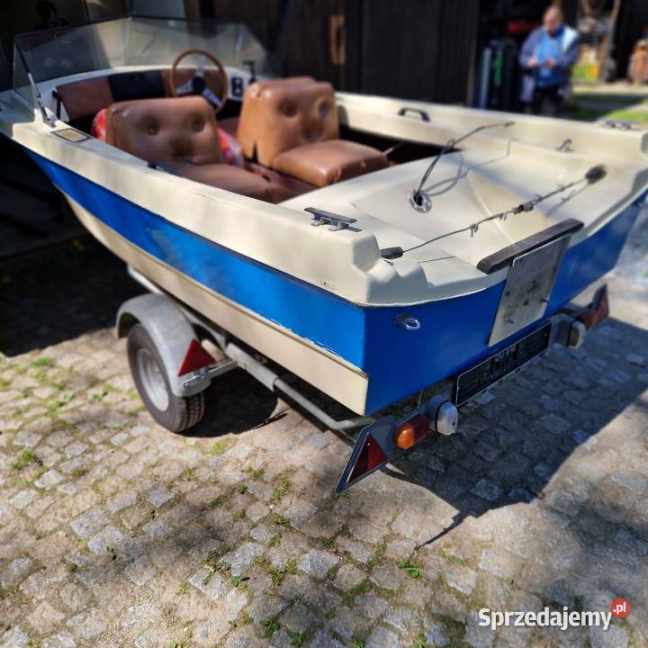 Łódka yamaha motorówka 4m 4osobowa przyczepka Bolesławiec