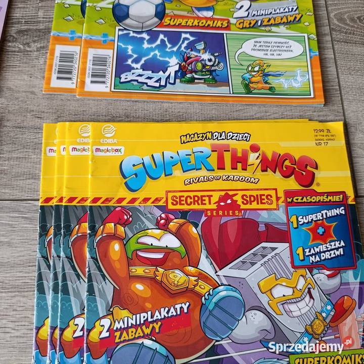 magazynów dzieci z serii SuperThings wcześniej