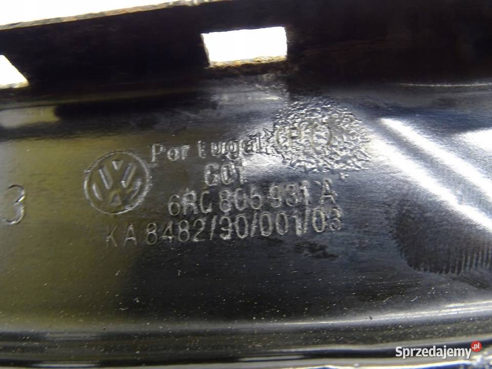 ŚLIZG MOCOWANIE WSPORNIK LAMPY LEWY PRZÓD VW