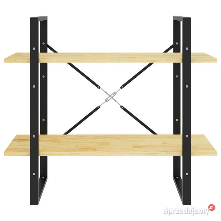 2poziomowy regał na książki 80x30x70 lite drewno mazowieckie sprzedam