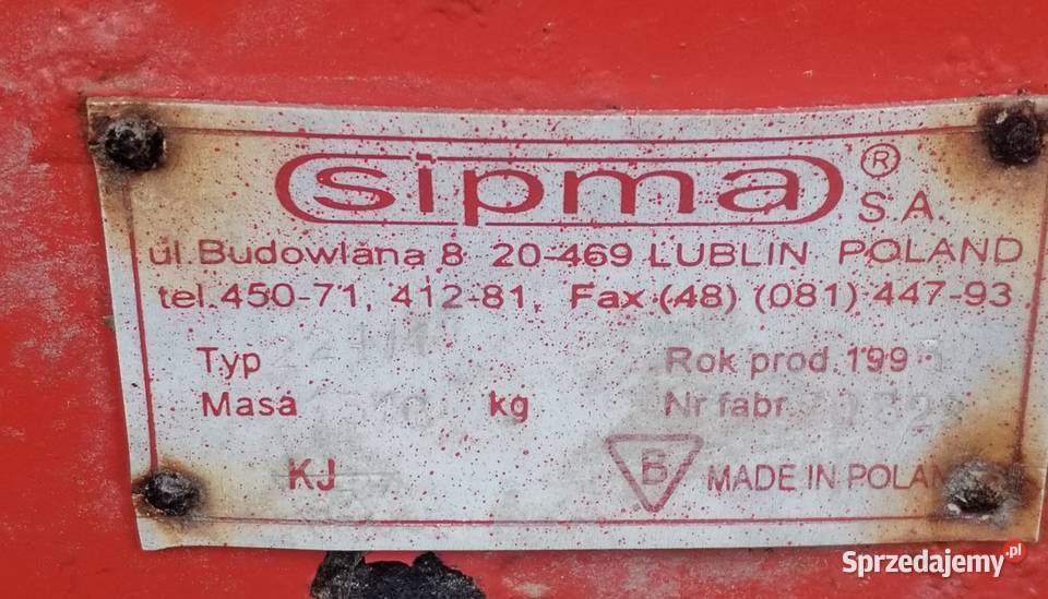 Prasa sipma Z2241 lubelskie sprzedam