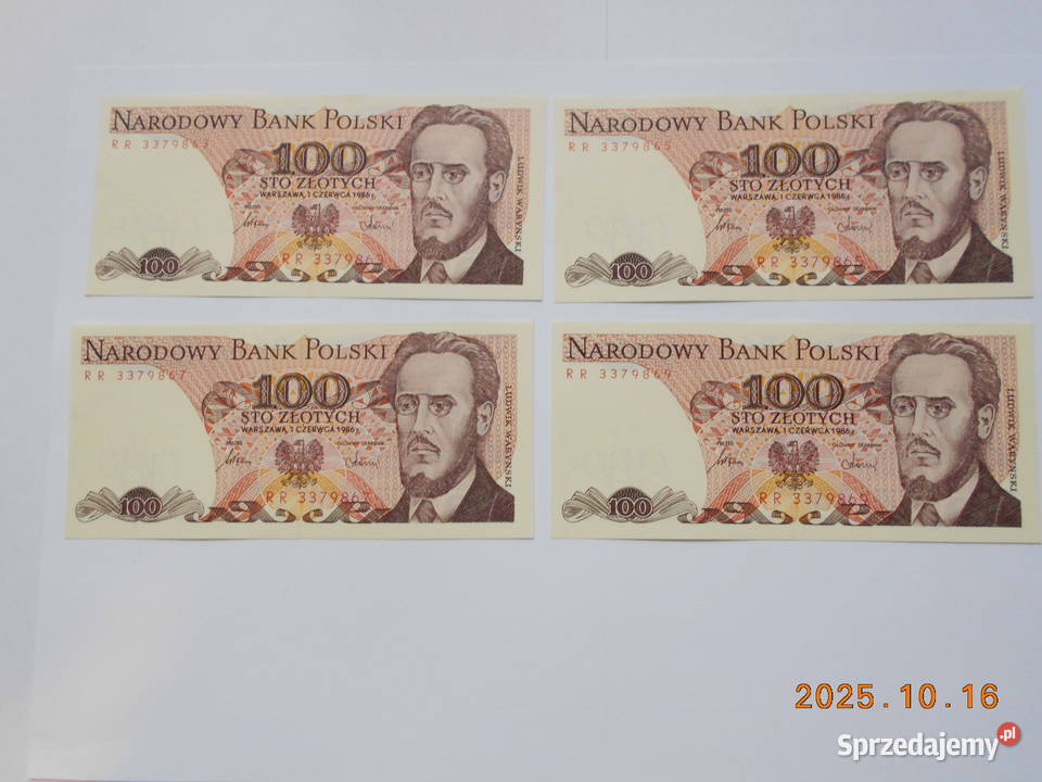 Sprzedam banknoty z PRLu sprzedam