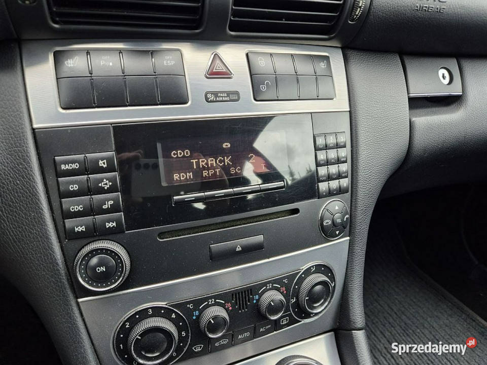 Mercedes C 180 PROSTO Z NIEMIEC sport coupe garażowany mazowieckie Warszawa
