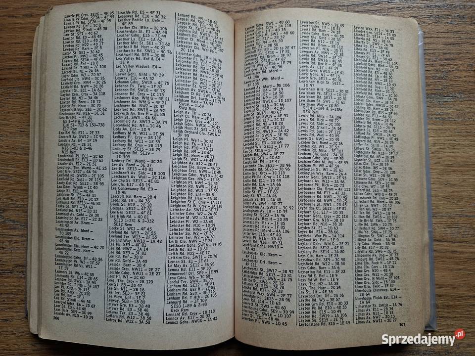 GeoGraphers A to Z London atlas and index j ang Kraków