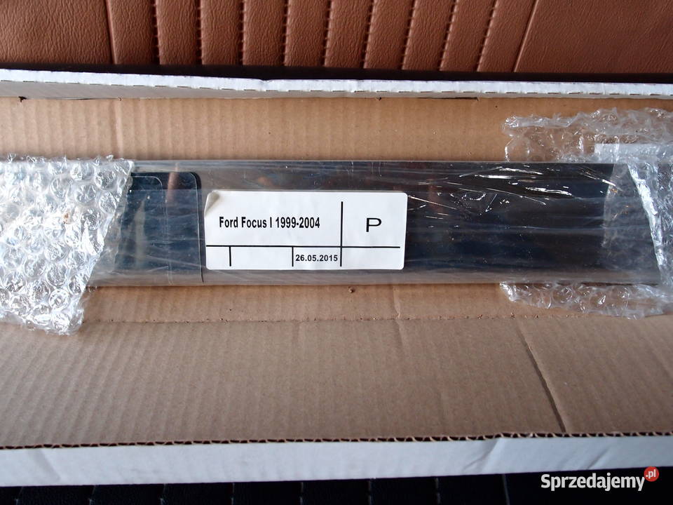 Komplet nakładki progowe Ford Focus mk1 metalowe Łódź sprzedam