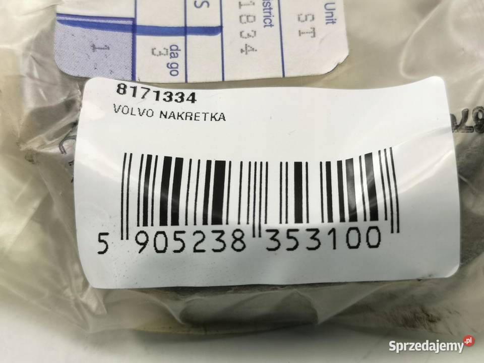 NAKRĘTKA OSI WAŁ NEPĘDOWY VOLVO F10F12FL10FL7FM7 lubelskie