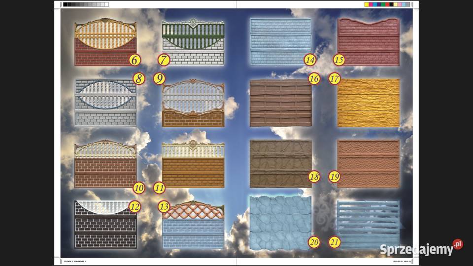 Ogrodzenie betonowe ogrodzenia przęsła Dwikozy