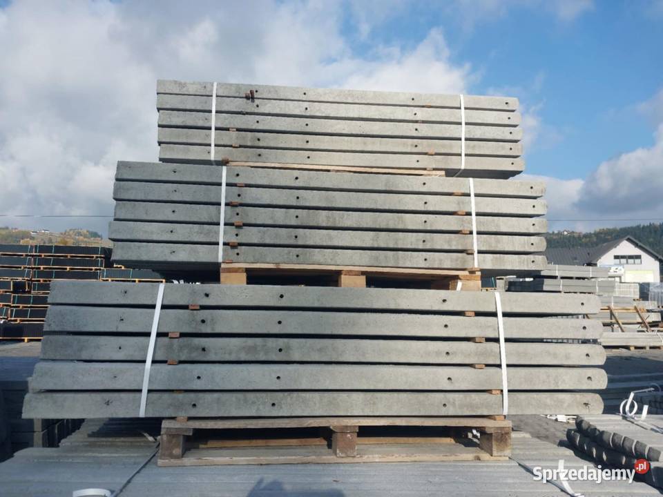 Słupki betonowe 20 Zbrojone 4 drutami Brzozów