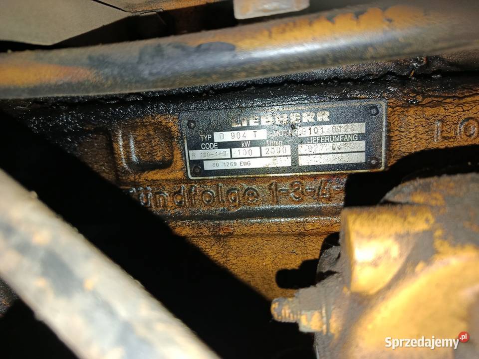 Silnik Liebherr D904 D904T Koparka Atlas Cat OK wielkopolskie