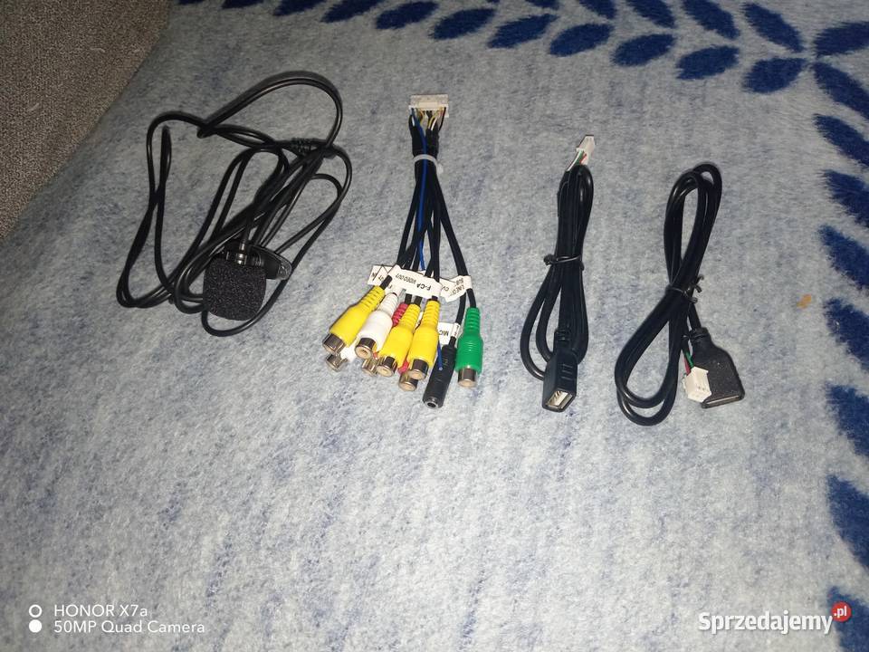 Wiązka kabli RCAAV do radia zestaw głośnomówiący Kielce