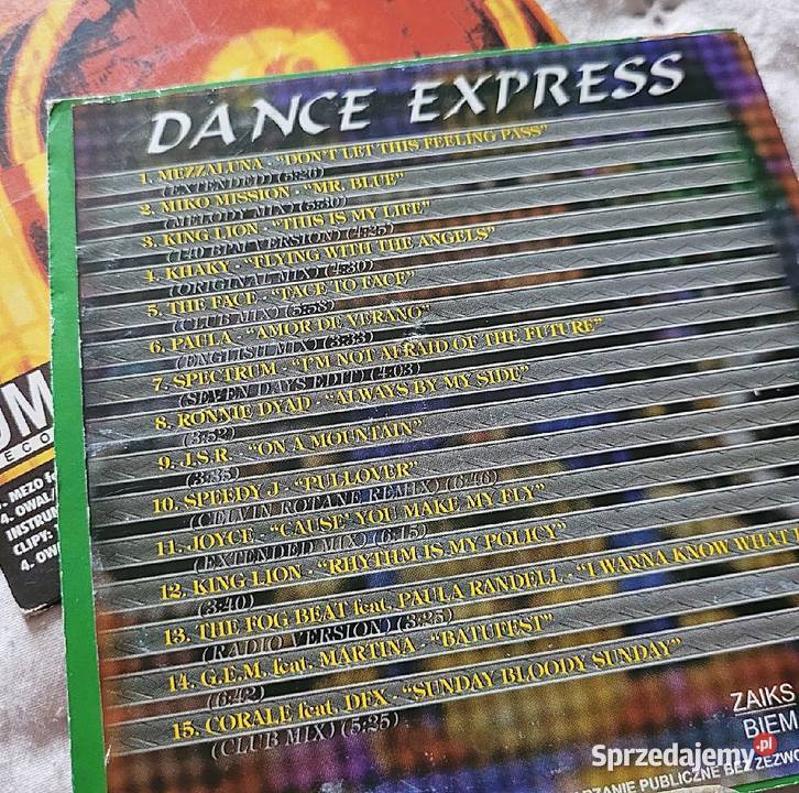 2 unlimited Gigi DAgostino Dance Express Mezo kujawsko-pomorskie Chełmno sprzedam