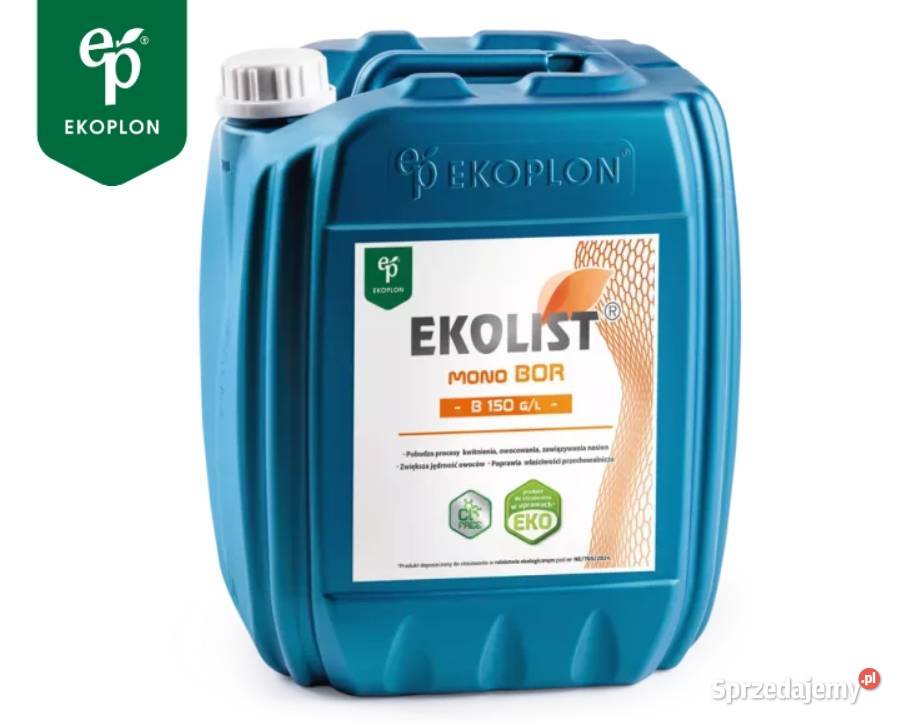 Nawóz dolistny EKOLIST mono Bor 5l wielkopolskie Szamotuły