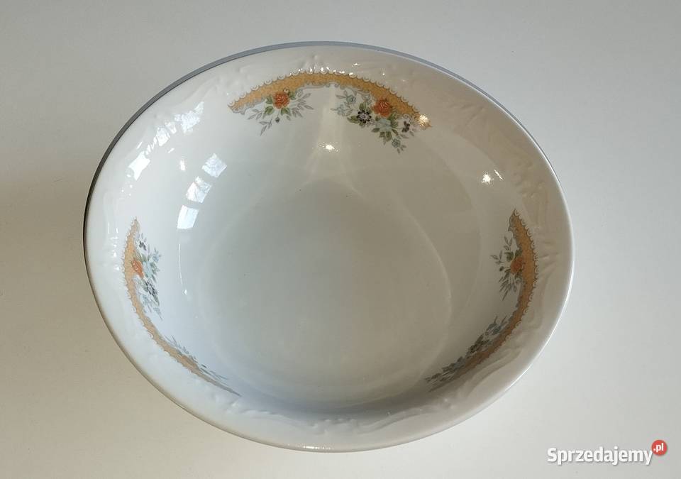 Vintage porcelanowa miska z motywem kwiatowym Warszawa