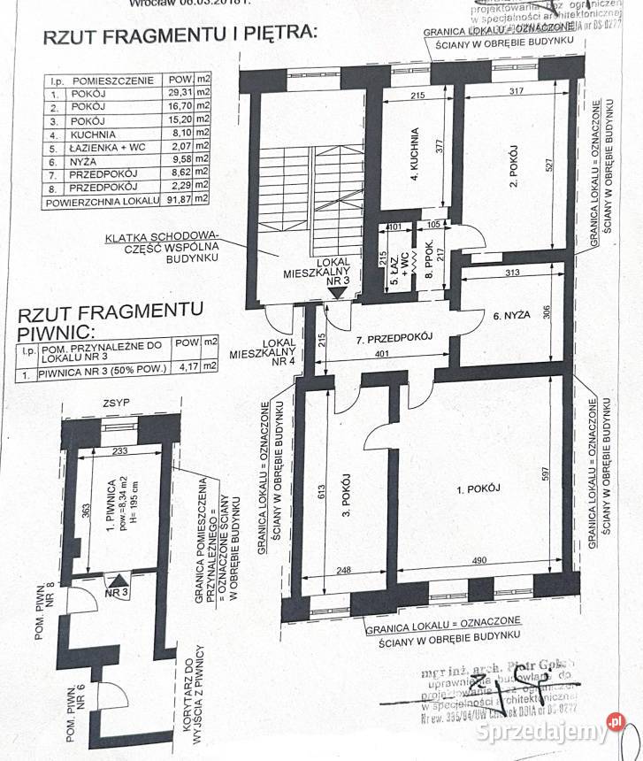 4pok 92met Placu Staszica ROZKŁADPIWNICA Wrocław Sprzedaż