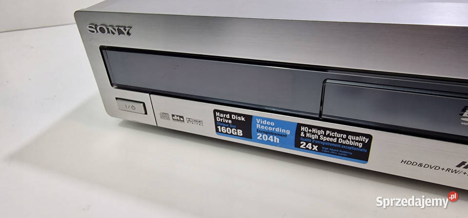 SONY CD RDR hx 900 Nagrywarka DVD HDD odtwarzacz Międzychód sprzedam