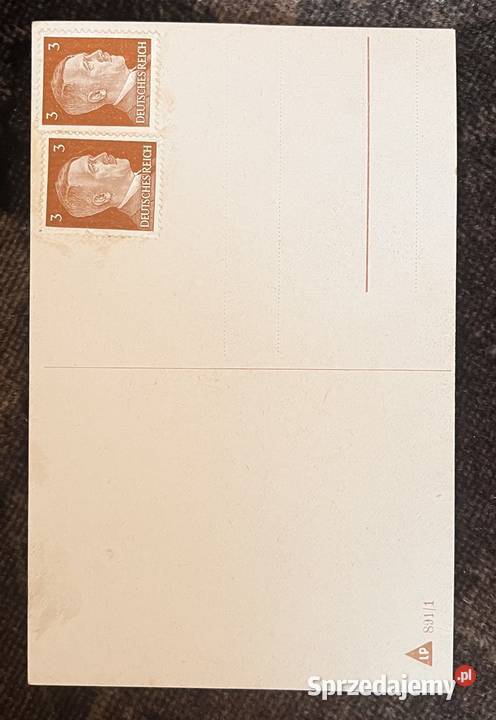 Stara pocztówka noworoczna Grupa