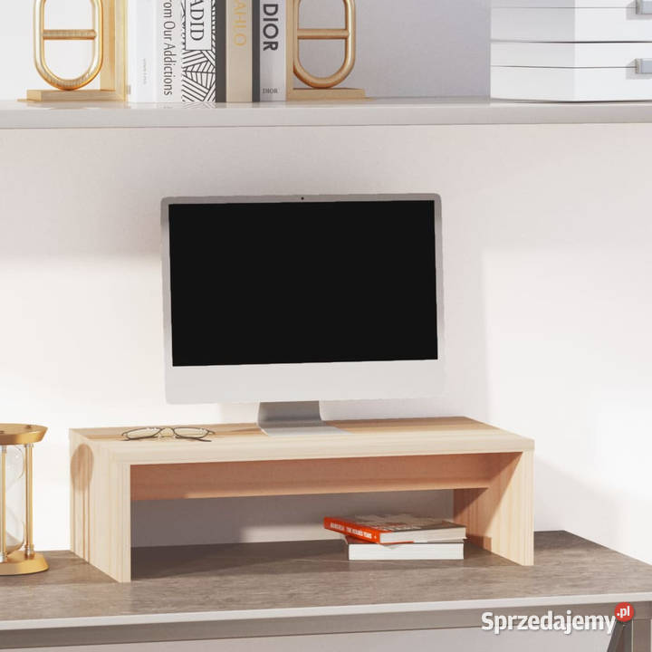 Podstawka na monitor 50x27x15 lite drewno sprzedam