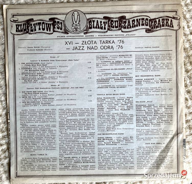 Złota Tarka 76 Jazz Odrą 76 Biały Kruk Czarnego