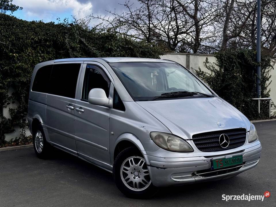 Mercedes Vito 22 CDI Manual 2007 Pasażerski srebrny Wrocław