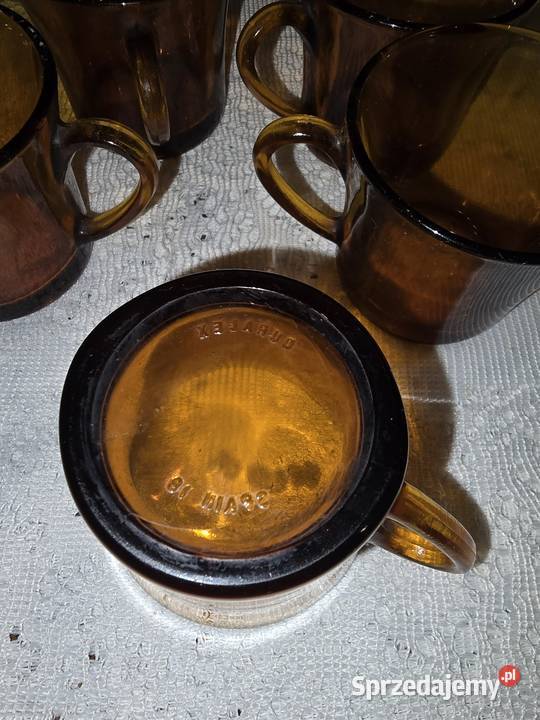 Filiżanki do expresso bursztynowe made in Spain Sosnowiec