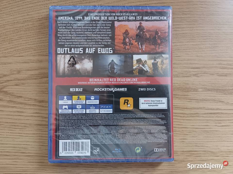 Red Dead Redemption 2 RDR 2 4 na Playstation 4 Kultura i Rozrywka Gdańsk