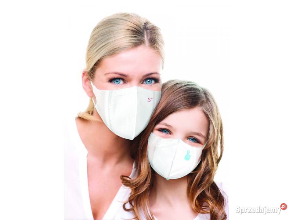 PÓŁMASKA MASKA MASECZKA JUNIOR FFP3 ANTYWIRUSOWA Chrzanów