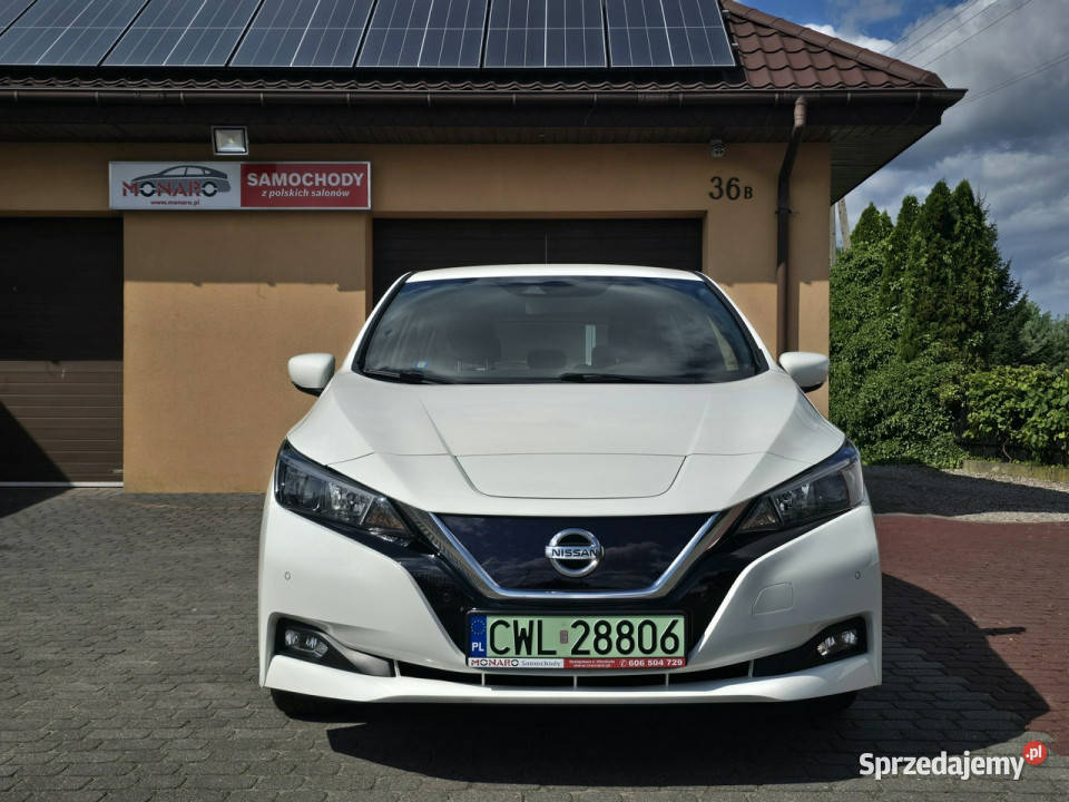 Nissan Leaf Elektryczny 40 kWh Salon Polska wielofunkcyjna kierownica Włocławek