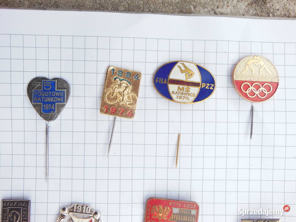 Przypinki z okresu PRLróżne Wrocław