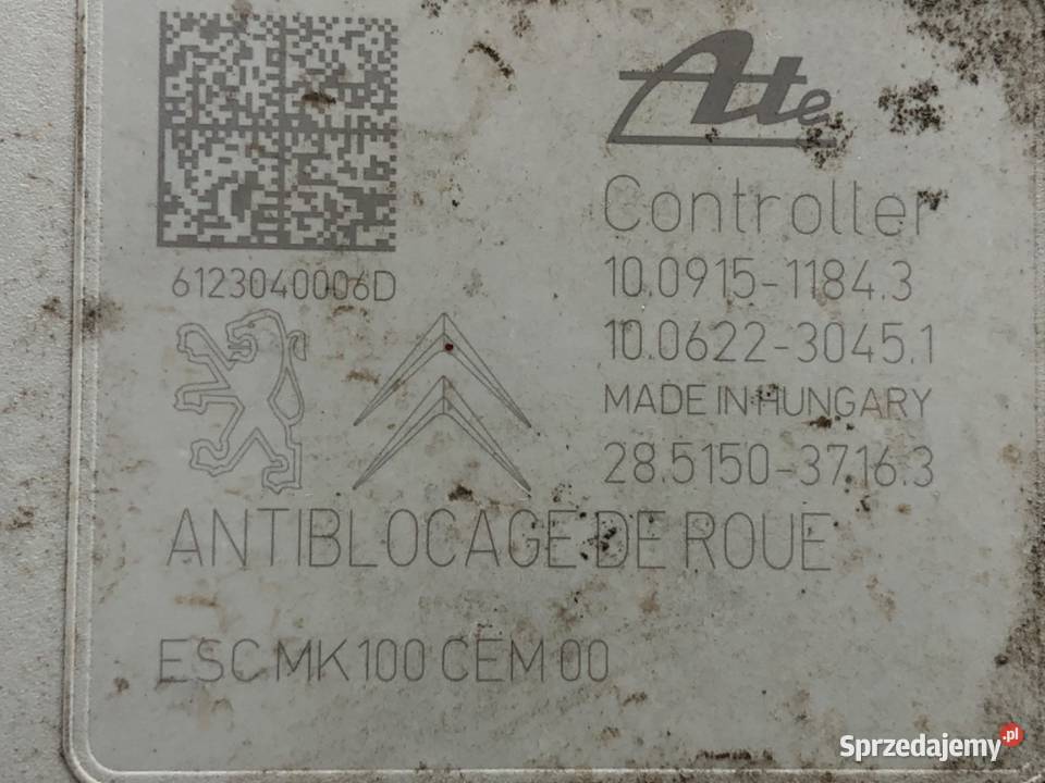 POMPA ABS PEUGEOT 208 I 9802461580 14 68