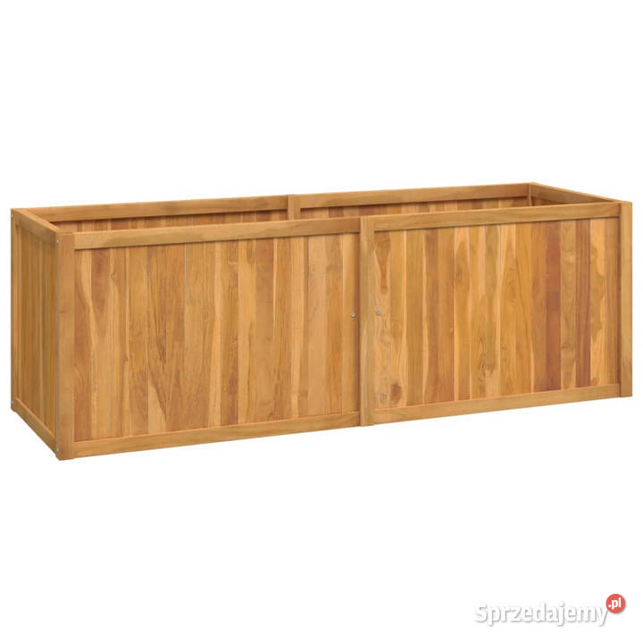 Podwyższona rabata 150x50x50 lite drewno tekowe Warszawa