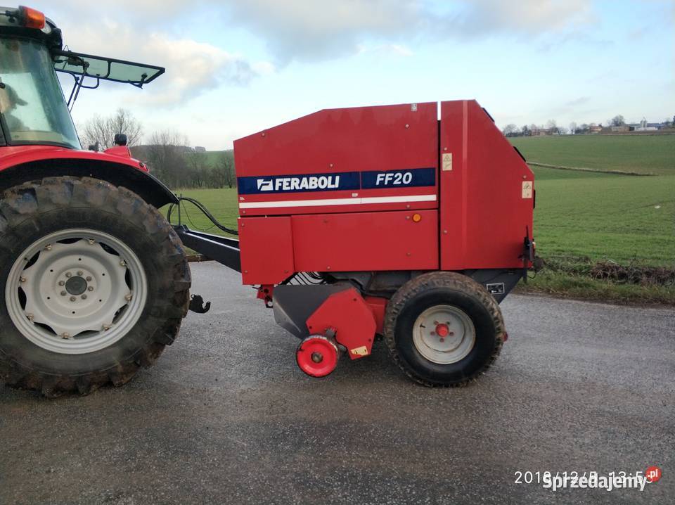 Prasa rolująca Feraboli FF20 Sipma Rolujące (belujące) lubelskie