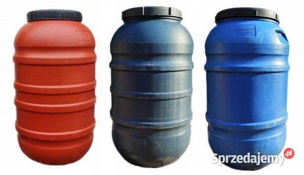 Beczki 220L Plastikowe Spożywcze Transport Hurt małopolskie Andrychów