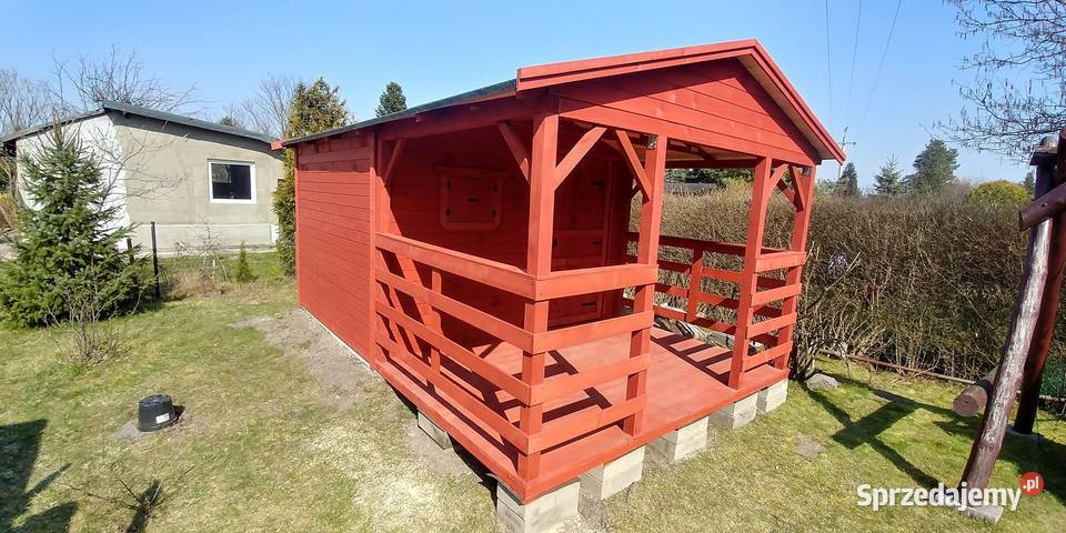 Domek ogrodowy narzędziowy z tarasem 3x3 plus warmińsko-mazurskie Olsztyn sprzedam