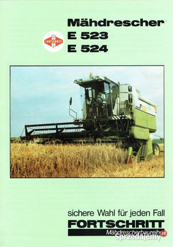 E514 Fortschritt Instrukcja katalog napraw Szamotuły