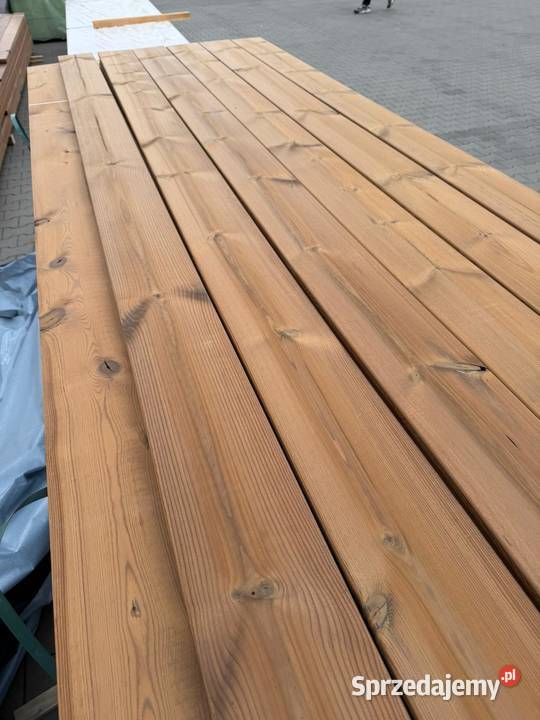 Deska tarasowa thermo sosna termo gładka KL BC