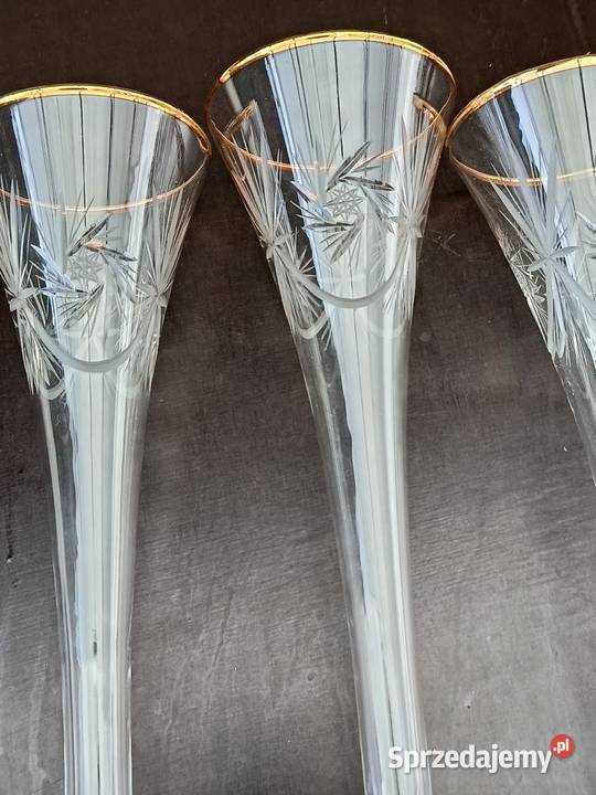 Kieliszki do szampana 3 mazowieckie Warszawa