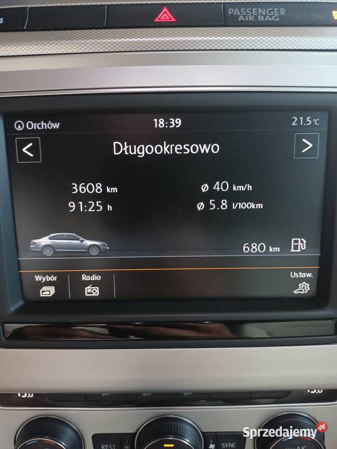 Volkswagen Passat Comfortline 14 TSI 150 salon gniazdo AUX Łask