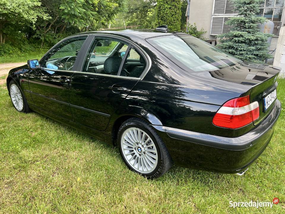 BMW e46 sedan lift 25 PBLPG manual BLACK mazowieckie Garwolin sprzedam