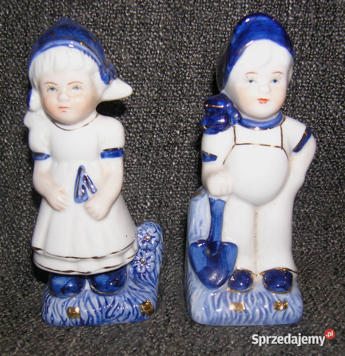 PRL figurki barokowa para BD Bartków