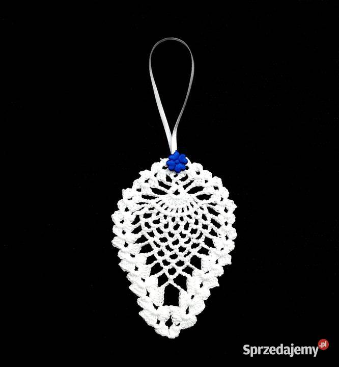 Zawieszka ozdoba szydełkowa 10x65 Z150 Kluczbork