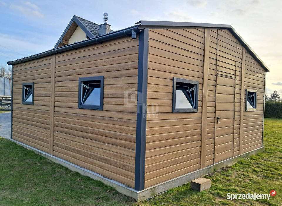 Garaż blaszany 6x58 2x Brama 6x Okno PCV 2x 35m2 Katowice sprzedam