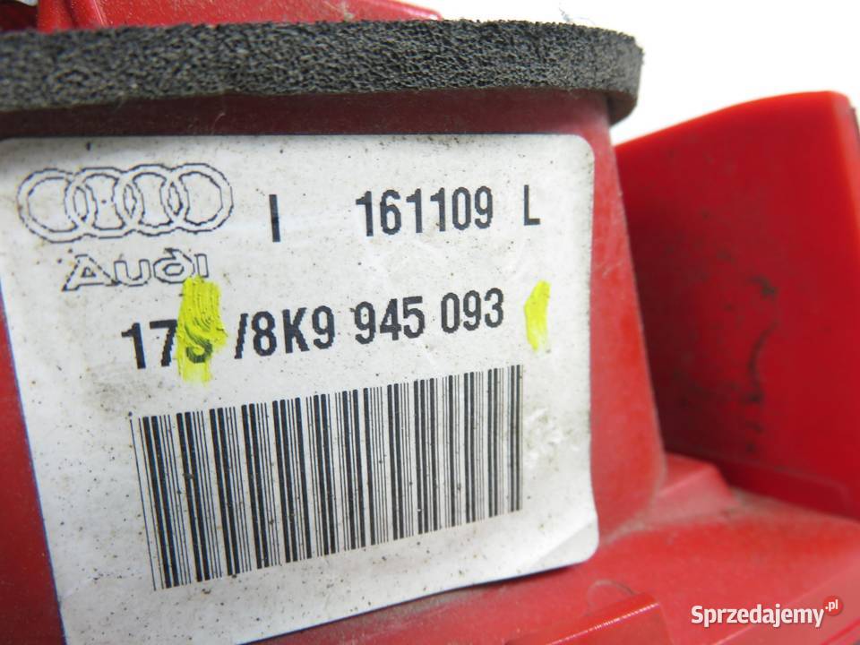 LAMPA LEWA TYLNA KLAPA AUDI A4 B8 Avant małopolskie