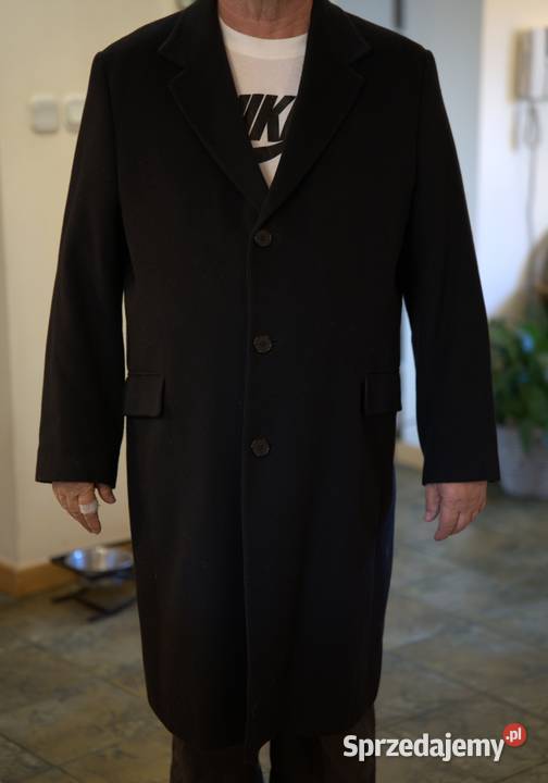 Męski płaszcz wełniany marki DolceGabbana Ustroń