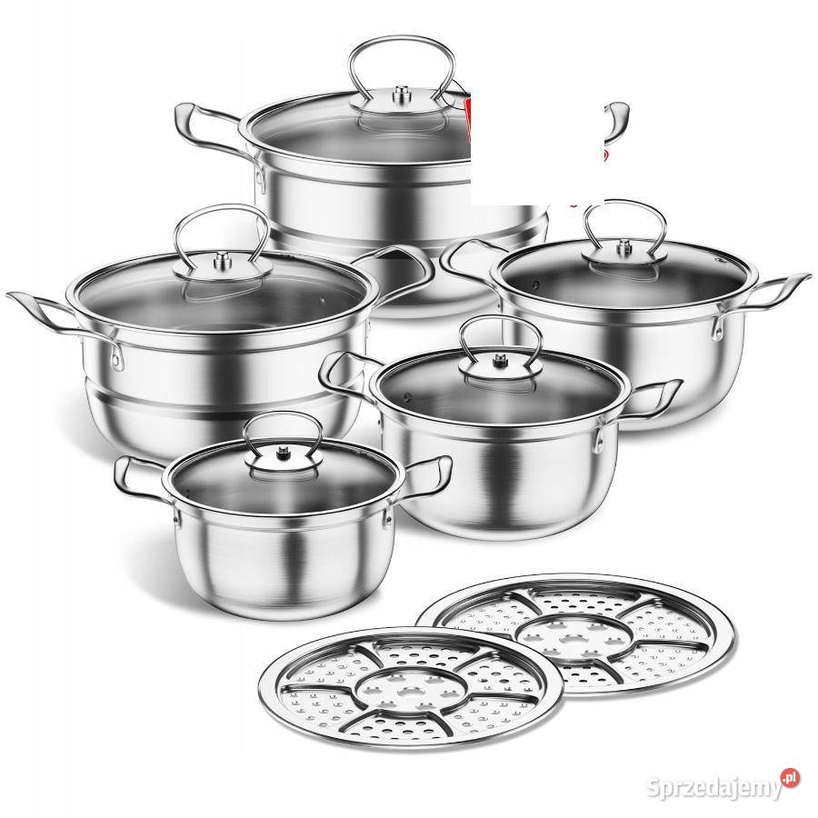 Zestaw garnków Mihoho stal nierdzewna 5 el Myszyniec