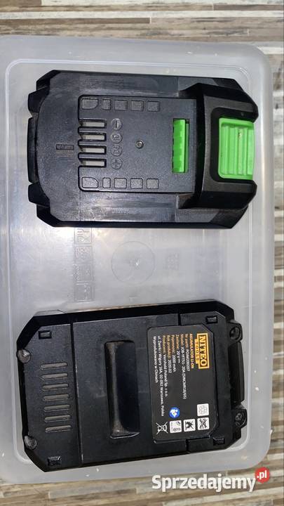 Opakowanie na akumulatory pokazane na zdjęciu Tychy