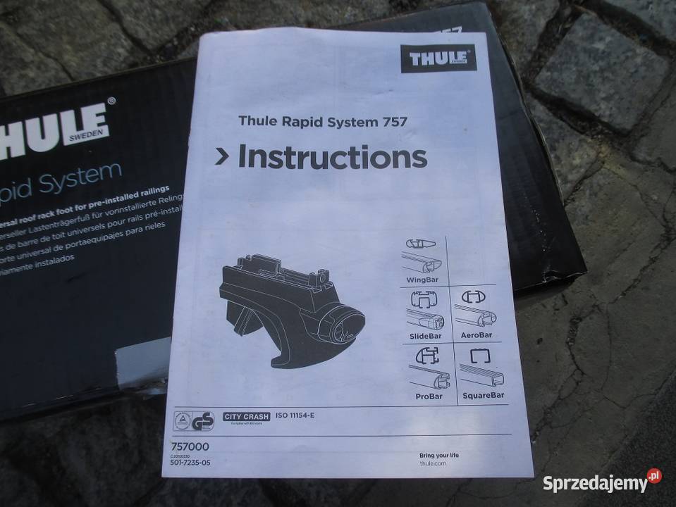 thule 757 rapid system stopy dolnośląskie Ząbkowice Śląskie
