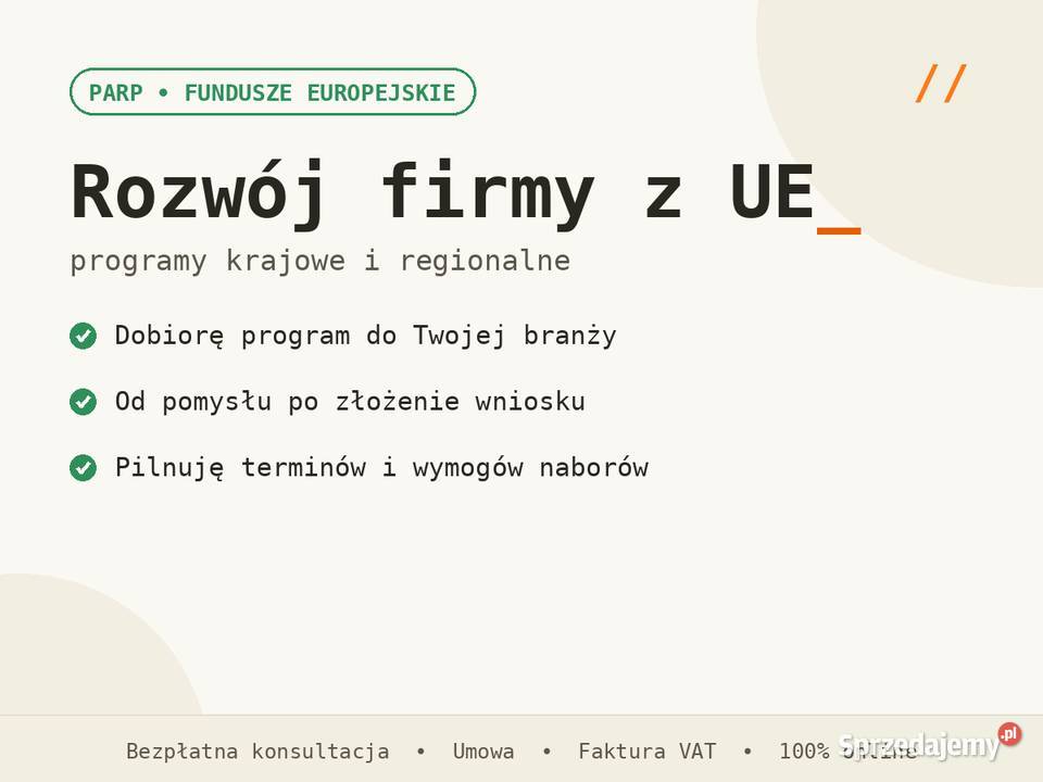 Pisanie wniosków o dotacje i biznesplanów PUP Pozostałe