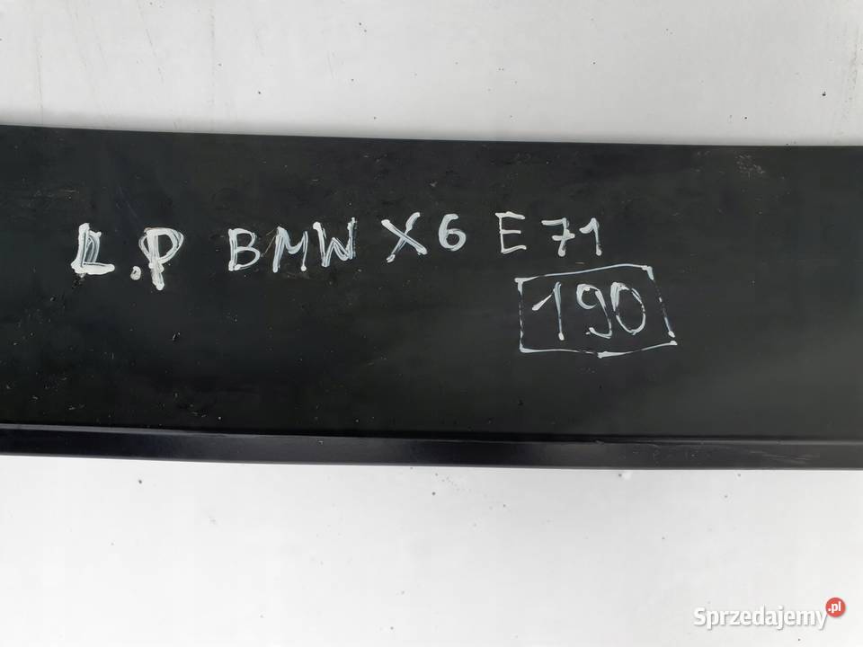 BMW X6 E71 LEWY RELING DACHOWY Mocowanie Janów