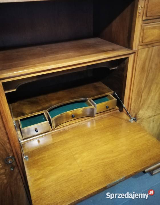 Piękny stary kredens z sekretarzykiem Gdynia sprzedam