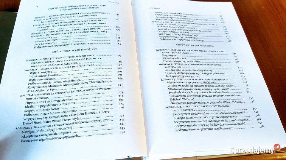 Historia sceptycyzmu w poszukiwaniu spójności Gdańsk